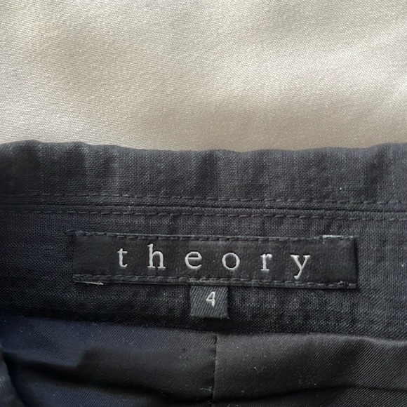 Theory One Button Slim Jacket - Picture 6 of 7